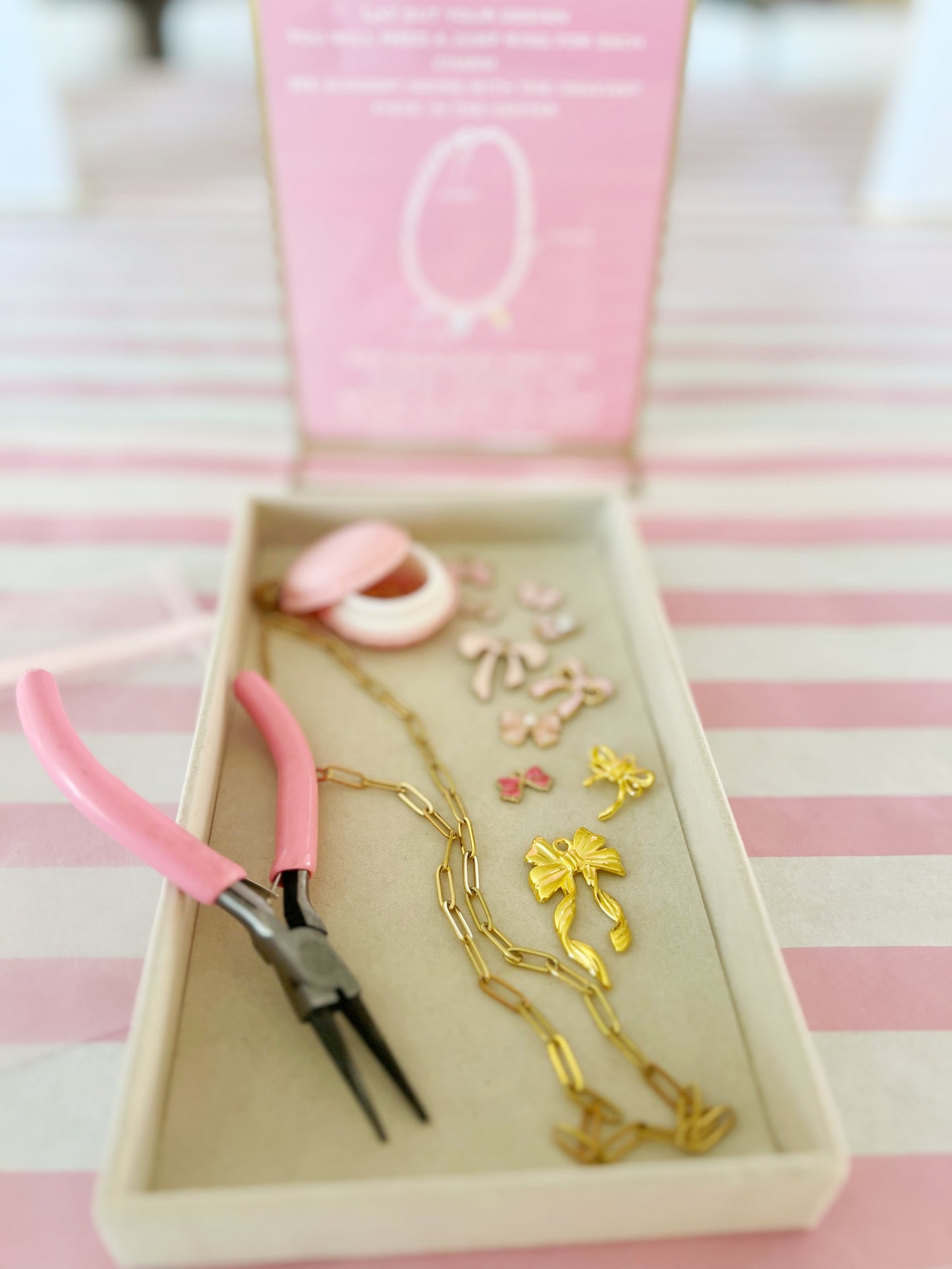 Necklace Charm Bar
